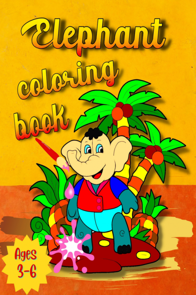 Elephant Coloring Book : Great Gift for Boys & Girls Ages 3-6