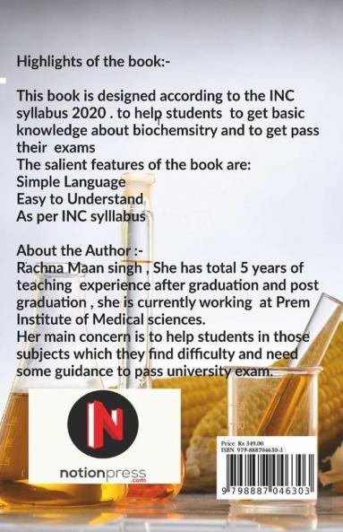 APPLIED Biochemistry For B.Sc Nursing Students: according to INC syllabus