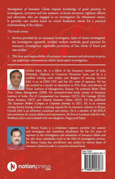 Investigation Of Insurance Claims