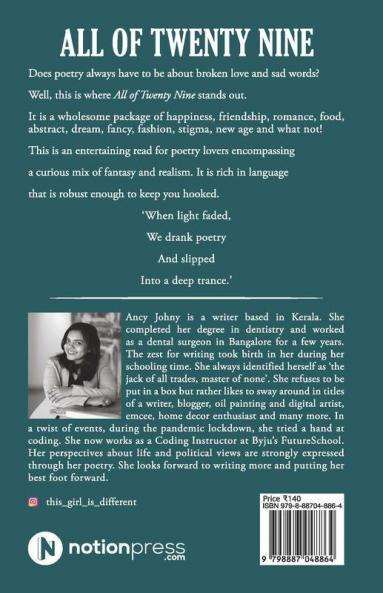 All Of Twenty Nine : A Book Of English Poetry