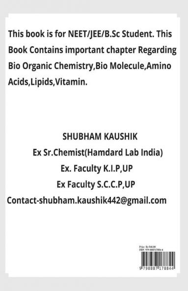Bio Organic Chemistry : Organic Chemistry
