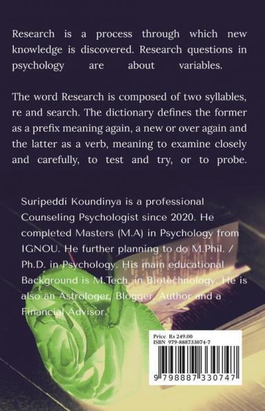 Research Methods in Psychology: Students Study Guide