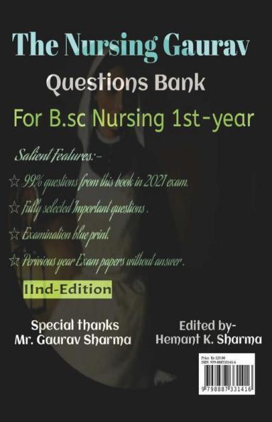 The Nursing Gaurav.: Questions Bank For B.Sc Nursing 1St-Year