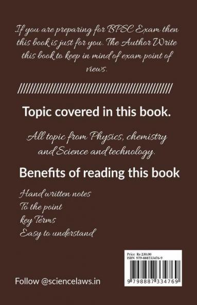 General Science And Technology For Bpsc: Best Book For Concept Building