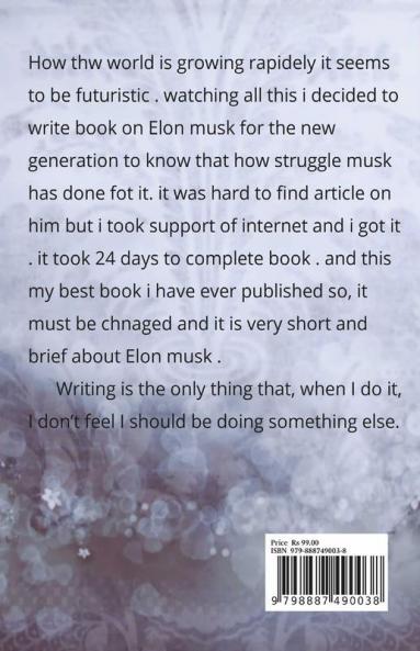 Elon musk the revolutionary man : “At the end of the day whether or not those people are comfortable with how you’re living your life doesn’t matter. What matters is whether you’re comfortable wit...