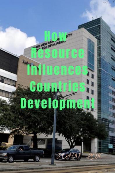 How Resource Influences Countries Development