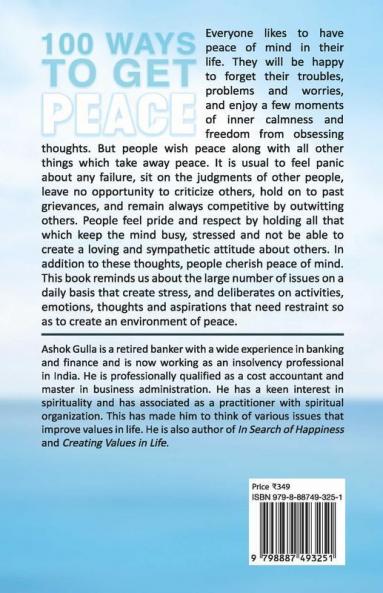 100 Ways To Get Peace