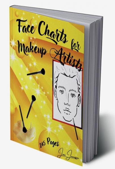 Face Charts For Makeup Artists : Blank Makeup Face Chart Worksheets for Makeup Lovers from Beginner to Pro to Organize and Plan their Designs. Gift Idea for Kids Friends Women Men and Pro &...