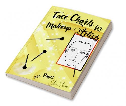 Face Charts For Makeup Artists : Blank Makeup Face Chart Worksheets for Makeup Lovers from Beginner to Pro to Organize and Plan their Designs. Gift Idea for Kids Friends Women Men and Pro &...