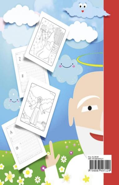 BIBLE Letter Tracing & Coloring Book : Bible Activity Handwriting Workbook for Preschoolers and Kindergarten Kids.