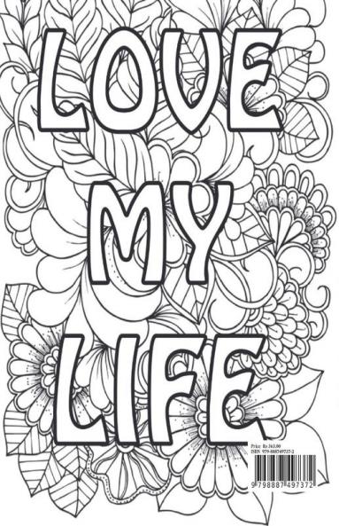 Dream Big Motivational Coloring Book : Inspirational Coloring Book for Adults and Teens