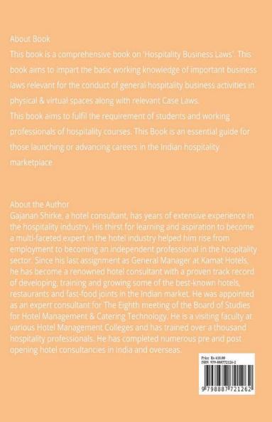 Elements Of Hospitality Business Law