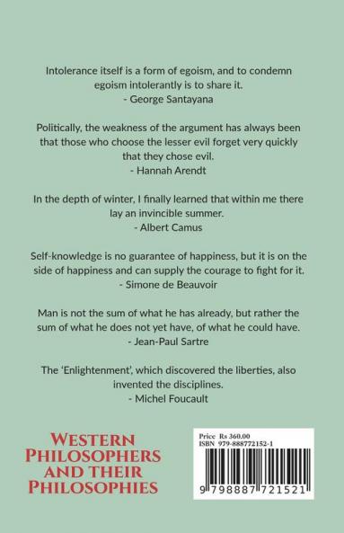 Western Philosophers And Their Philosophies: Volume 1