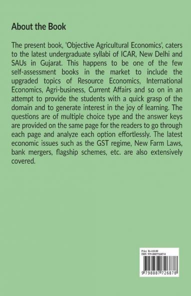 Objective Agricultural Economics: A Ready-Reckoner For All Competitive Examinations