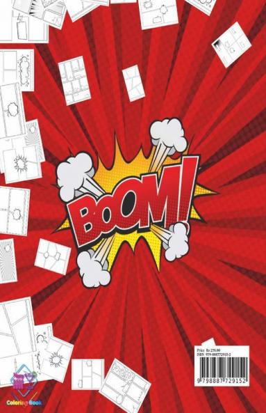 Blank Comic Book : Create Your Own Comics With This Templates For Comics: Over 100 Pages Large. Includes Instructions. Draw Your Own Comics And Create The Best Stories. Comic Panels For Drawing. Te...