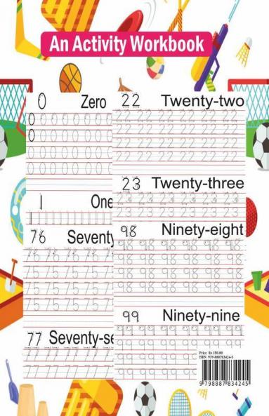 Tracing Numbers Book For Kids 0-100 For Kindergarten : Workbook For Number Practice To Learn The Numbers From 0 To 100 For Preschoolers And Kindergarten Kids Ages 3-5!