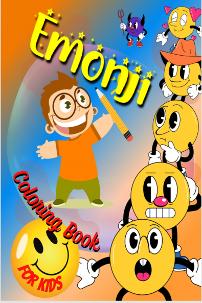 Emoji Coloring Book : Great Gift for Boys &amp; Girls Ages 3-6