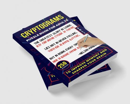 Cryptograms Puzzle Book For Adults | 250 Puzzles To Improve Memory And Sharpen Your Brain | Vol 1