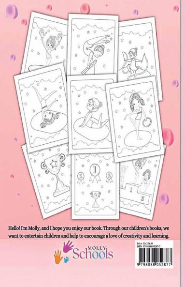 Gymnastics Coloring Book : Gymnastics Coloring Book for Girls Ages 4-8 Who love Gymnastics Exercises | 38 Gymnastics Coloring (Colouring Books Molly Schools)