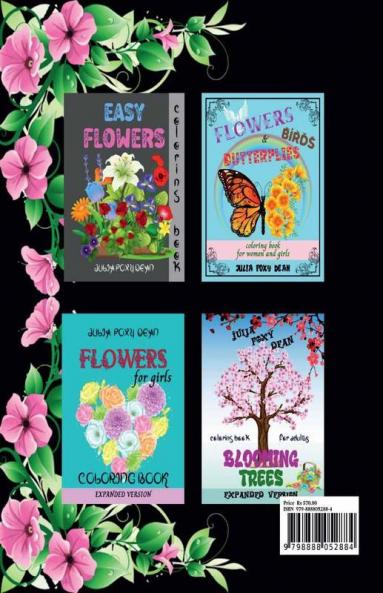 Flowers Magic Coloring Book : Beautiful Drawings to Relax and Express your Creativity for Adults and Teenagers