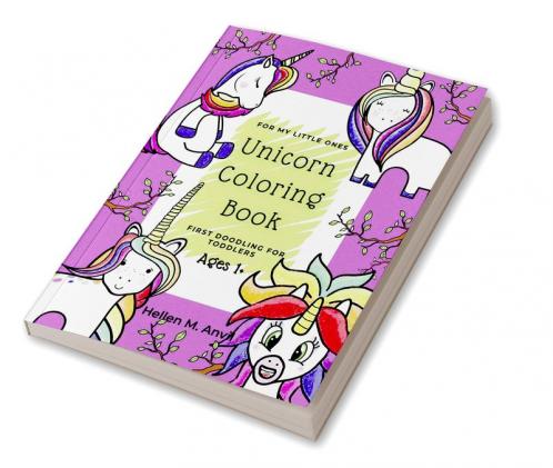 Unicorn Coloring Book : Easy Coloring Pages for Early Learning