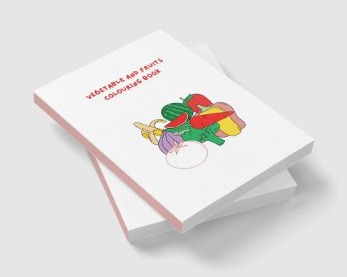 Vegetable and fruit coloring book