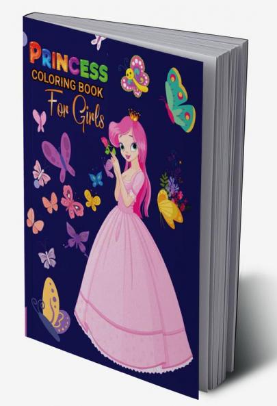 Princess Coloring Book For Girls : Coloring&amp; Activity  Book for Girls Ages: 3-67-8