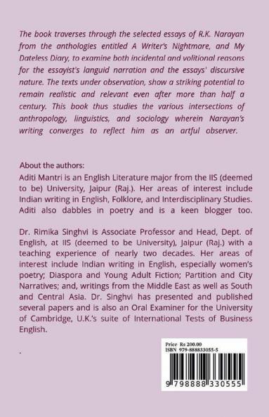 Artistry meets Insight : A Study through R. K. Narayan's Selected Essays