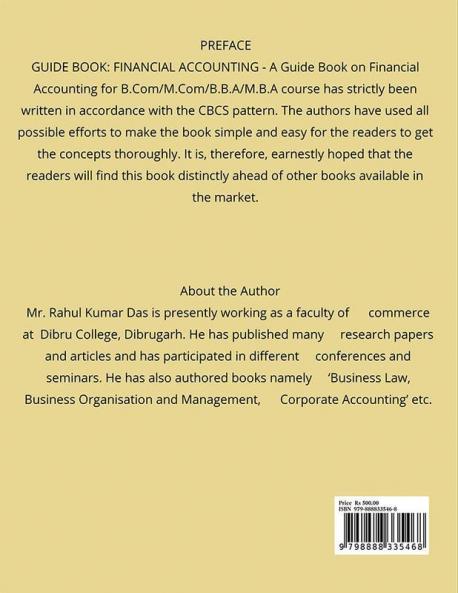 Financial Accounting : Guide Book