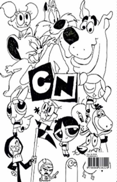 90s Kids: Cartoon coloring book (Volume 1)
