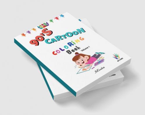 90s Kids: Cartoon coloring book (Volume 1)