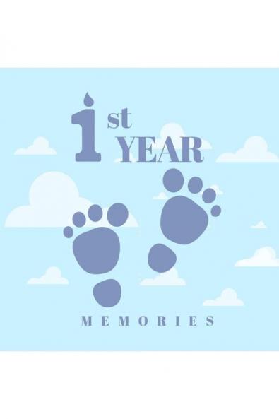 1st Year Memories: Baby Memory Book – First Year of Memories for My Precious Baby Starting from Pregnancy to First Birthday