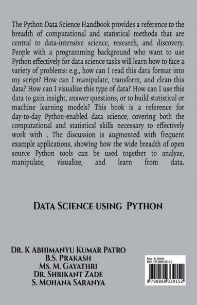 Data Science using Python