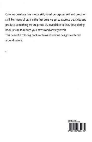 Coloring Book for Adults : Nature Edition