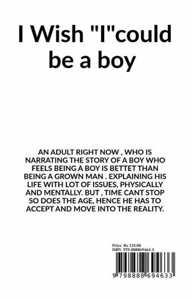 I Wish "I"could be a boy