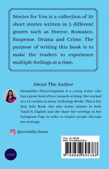 Stories For You : 10 different stories in 5 different genres