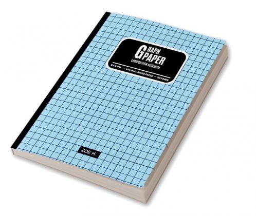 Graph Paper Composition Notebook : Math Notebook and Grid Paper with 4x4 Rulers Especially for Students