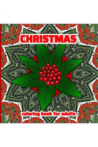 Christmas coloring book for adults: beautiful Christmas decorations and festive winter designs for stress relief relaxation and fun