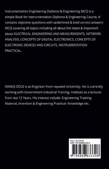 Instrumentation Engineering Diploma & Engineering MCQ