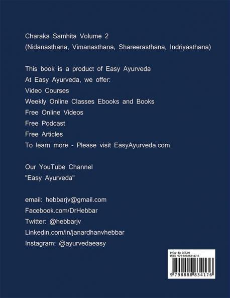 Charaka Samhita II / चरक संहिता - II : English Translation
