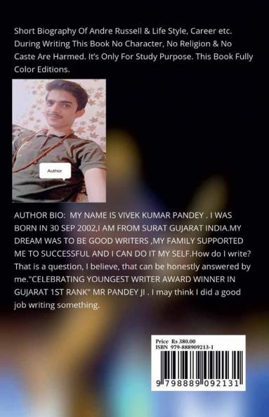 Andre Russell Color : West Indies Cricketer