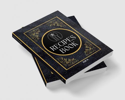Blank Recipe Book to Write in Your Own Recipes for Men: Create your Personal Cookbook
