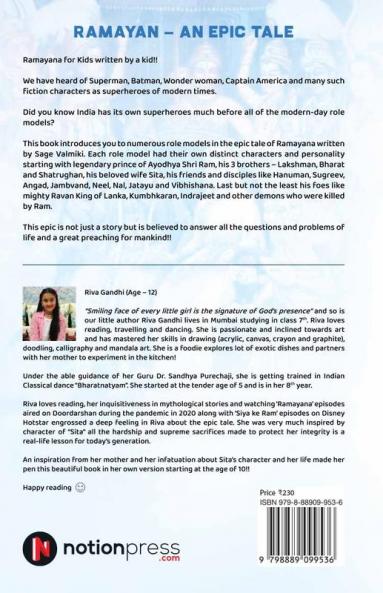 RAMAYAN - An Epic Tale : From Child's Perspective