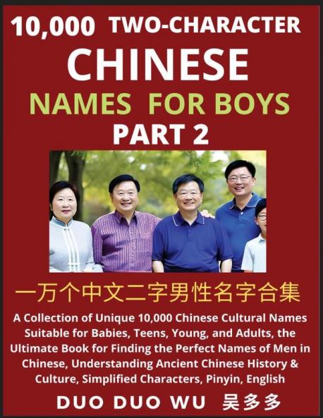 Learn Mandarin Chinese with Two-Character Chinese Names for Boys (Part 2)