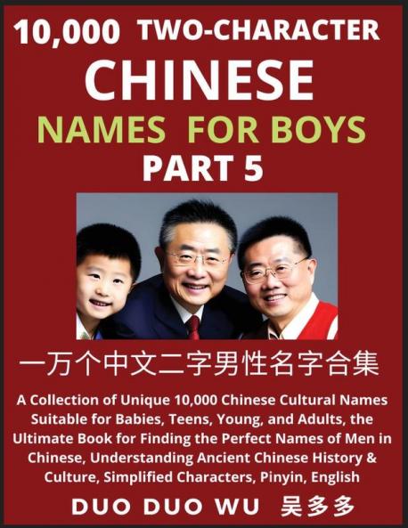 Learn Mandarin Chinese with Two-Character Chinese Names for Boys (Part 5)
