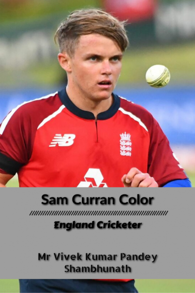 Sam Curran Color : England Cricketer