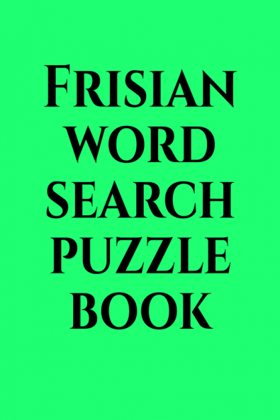 Frisian word search puzzle book