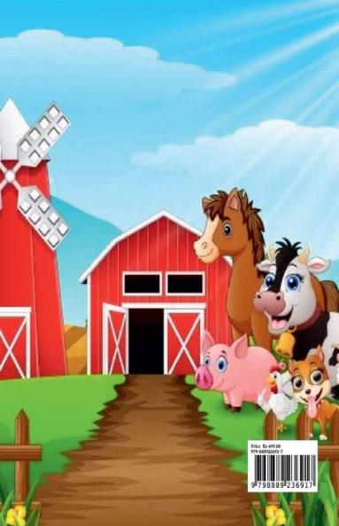 Farm Animals Coloring Book for Kids: A Cute Farm Animal Coloring Book for Kids Ages 3-8 | Super Coloring Pages of Animals on the Farm | Cow Horse Pig and Many Many More