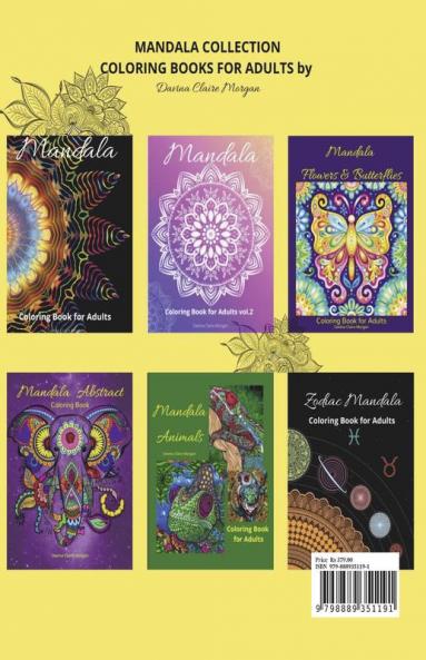 Mandala Animals and Birds Coloring Book for Adults: Stress Relieving Mandala Designs with Animals and Birds for Adults | 45 Premium Coloring Pages with Amazing Designs | Relaxation Meditation and ...