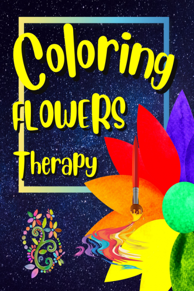 Flower Coloring Therapy